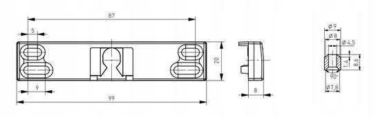 KOMPLET UCHWYT POCHWYT BALKONOWY PALACZA DO DRZWI ZATRZASK ZŁOTY DĄB Kod producenta 908711-WHITEZES