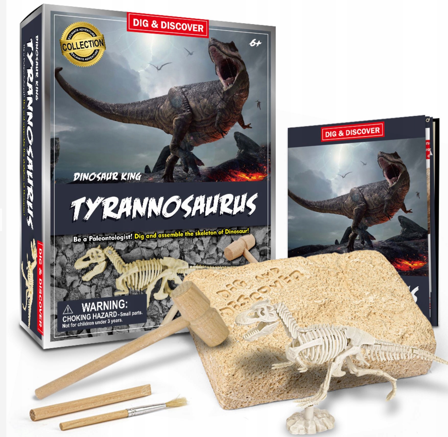 

Dinozaur T-rex Wykopalisko 3D Kreatywna Zabawka