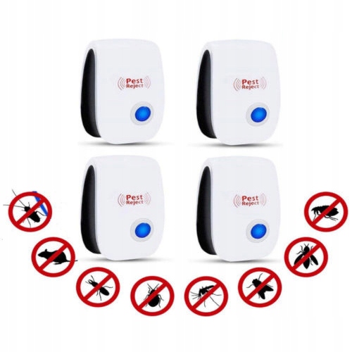

4x Wtyczka -Ultradźwiękowy Odstraszacz Szkodników