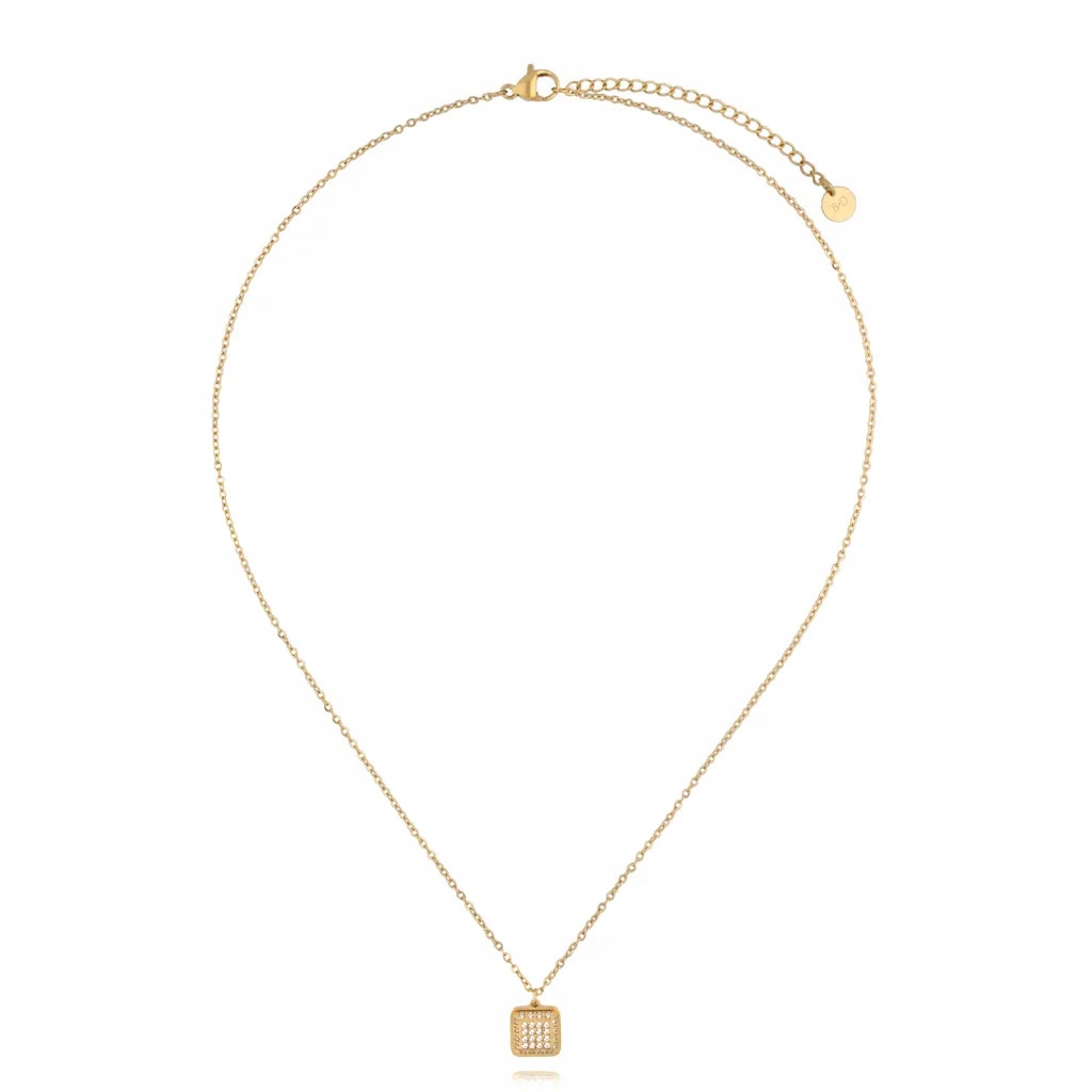 Dámský zlatý náhrdelník By Dziubeka 46 cm