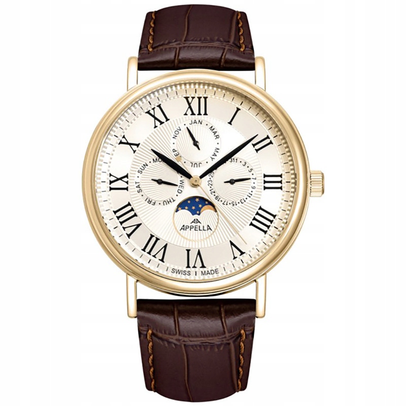 Pánské Hodinky Appella L70004.1B31QF Hnědé