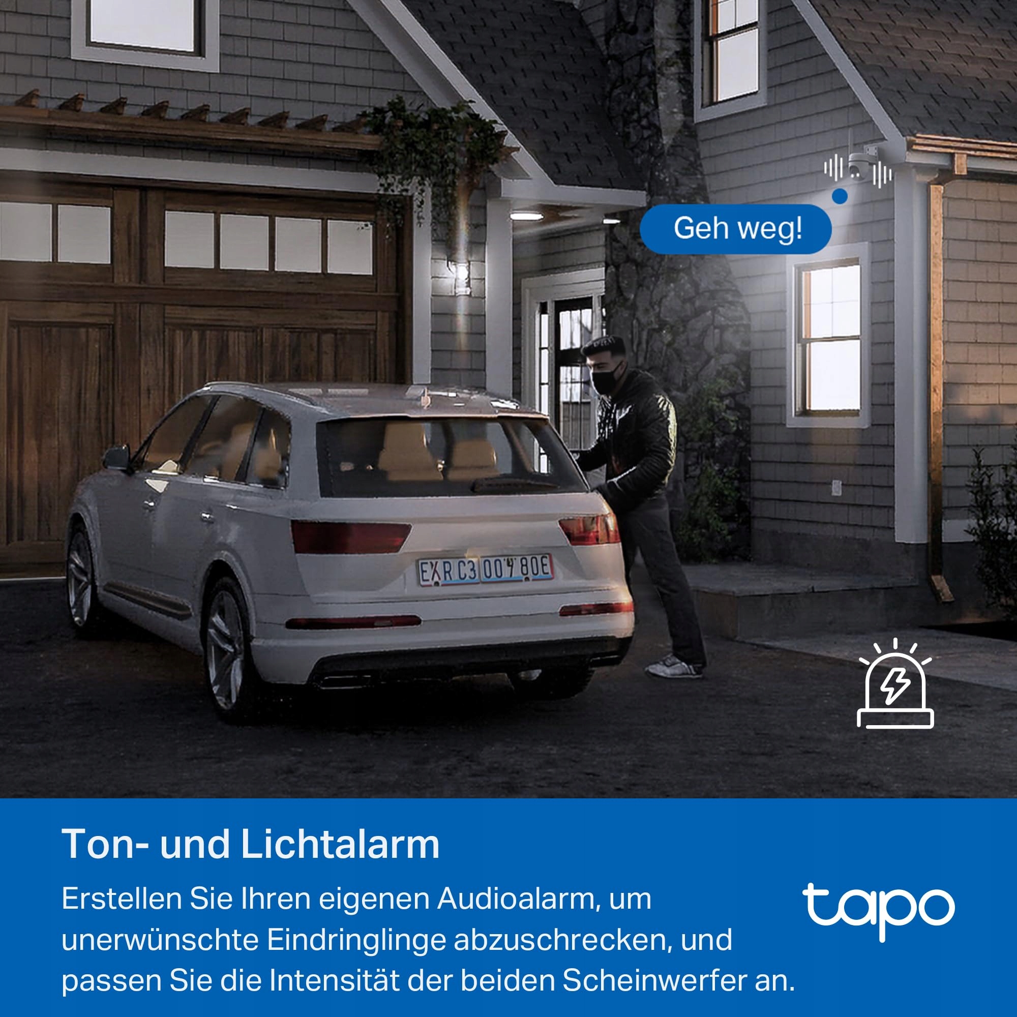 TAPO C501GW Kamera 360° 4G LTE SIM Starlight AI 1080P IP66 Bez WiFi — miniatura 9