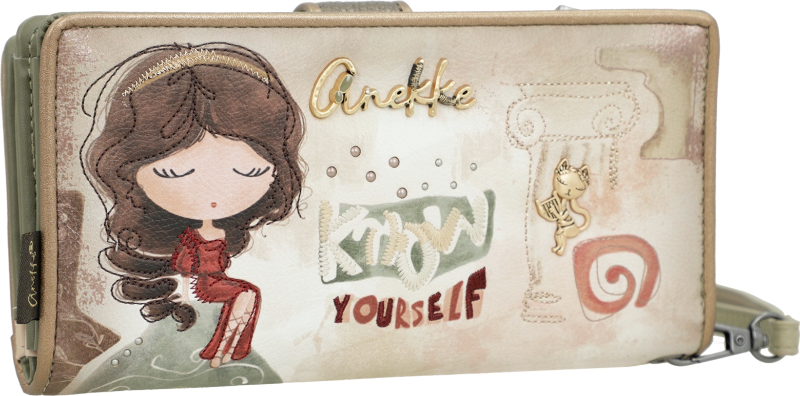 A118 Anekke Muse duży portfel portmonetka na zamek zatrzask 42709-901