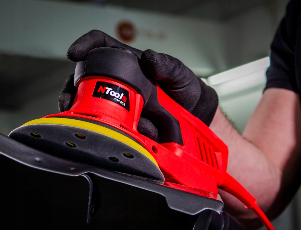 Ntools ROS 05E Szlifierka Elektryczna 150mm Skok 5 Power 350 W