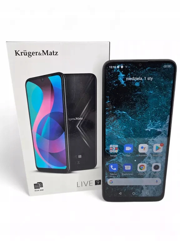 Smartfon Kruger&Matz Live 9 4 GB 64 GB czarny