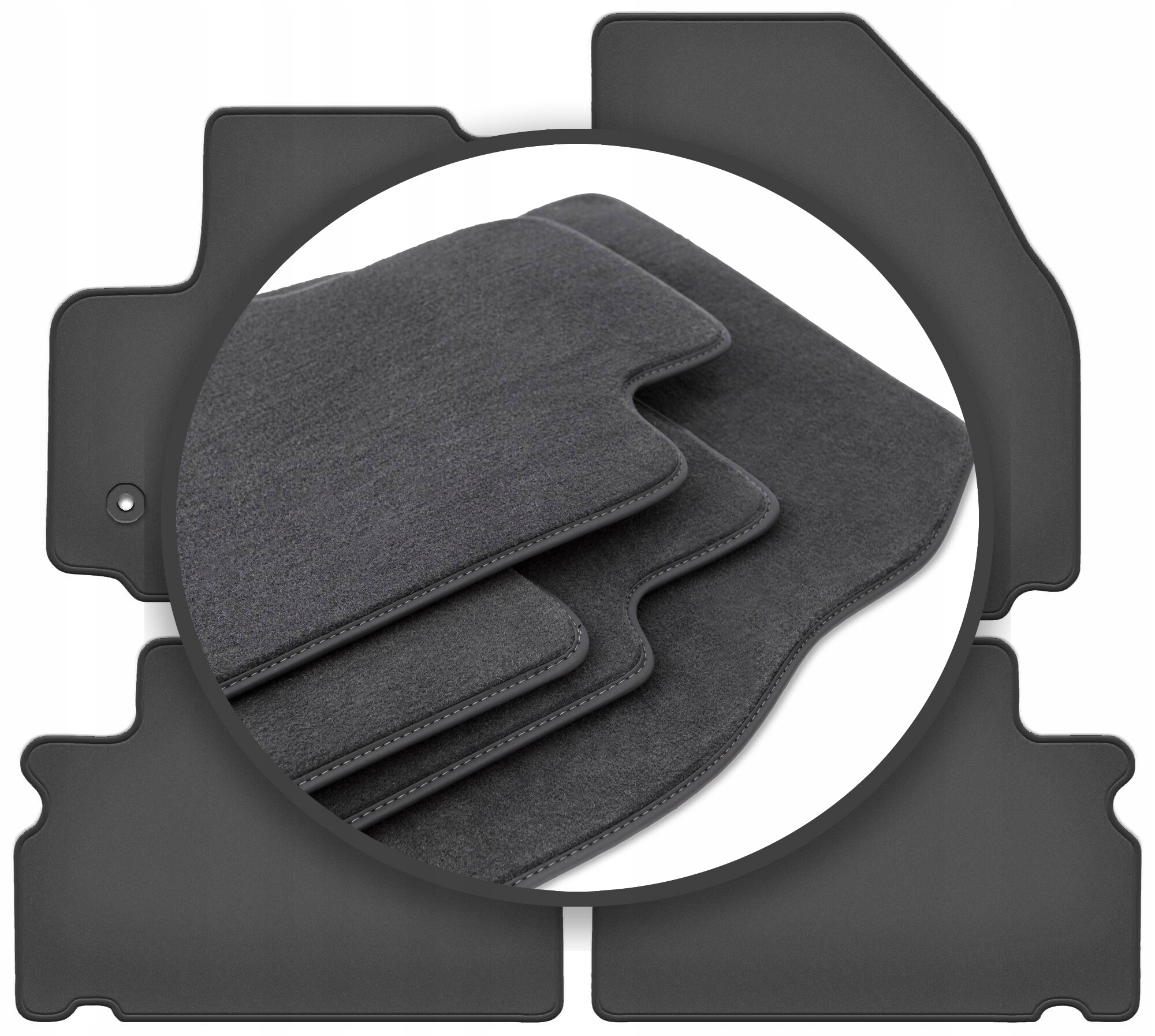 Prémiové koberčeky do auta pre: Ford S-max MK1 minivan (2012-2015)