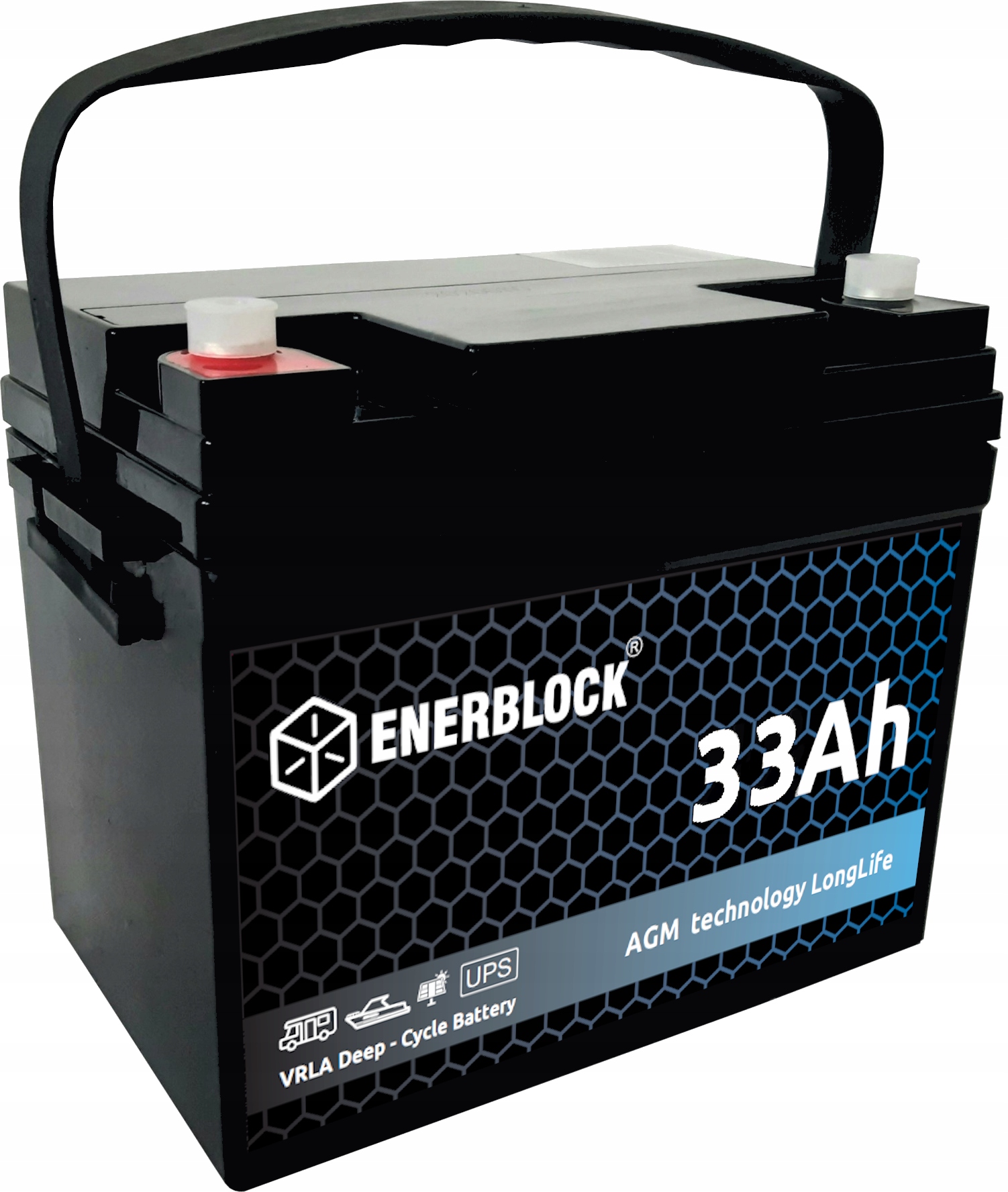 JDM12-33 - Аккумулятор AGM 12V 33AH Enerblock Partner Krk
