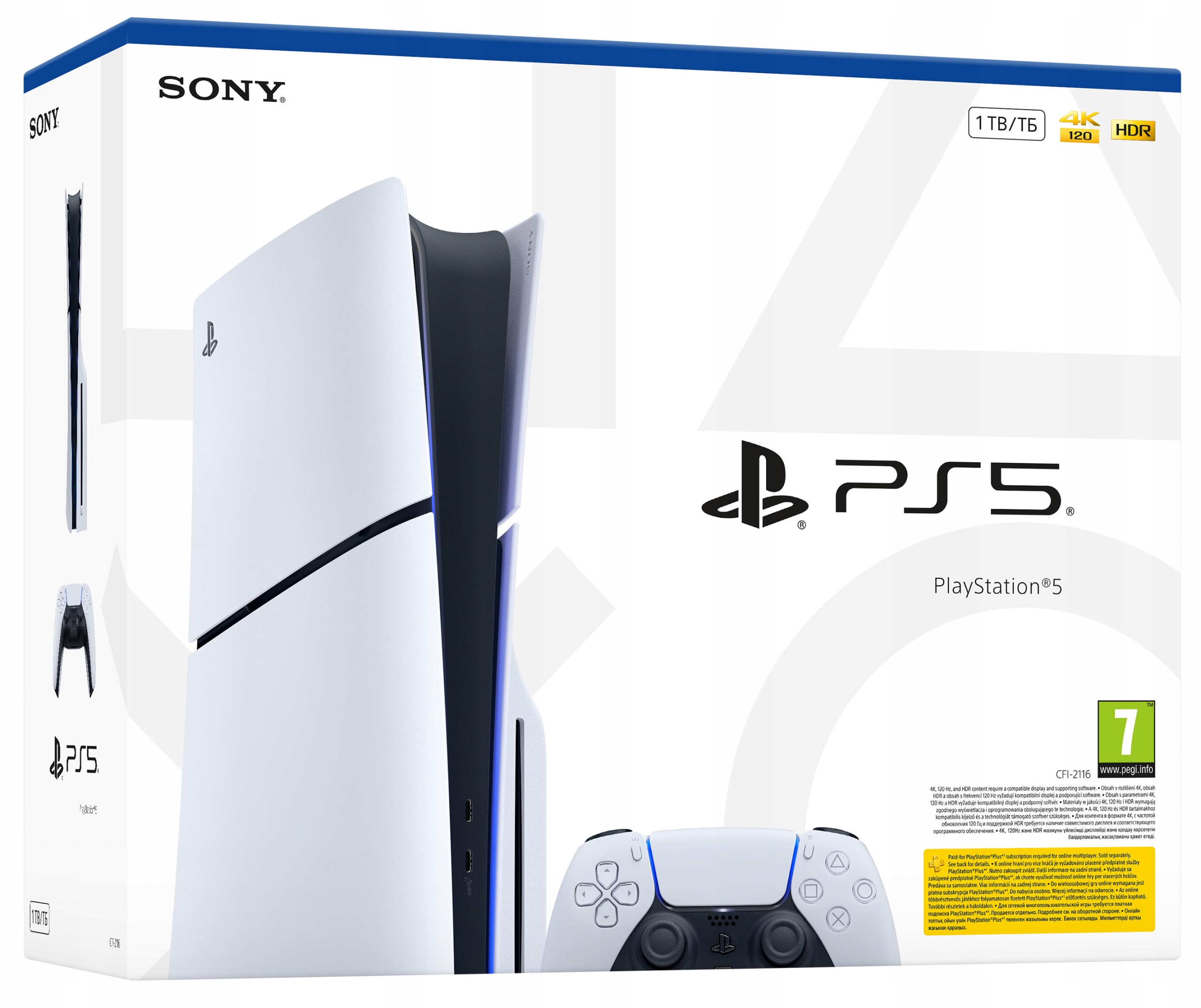Playstation 5 Slim 1TB s pohonem Nová Sony PS5