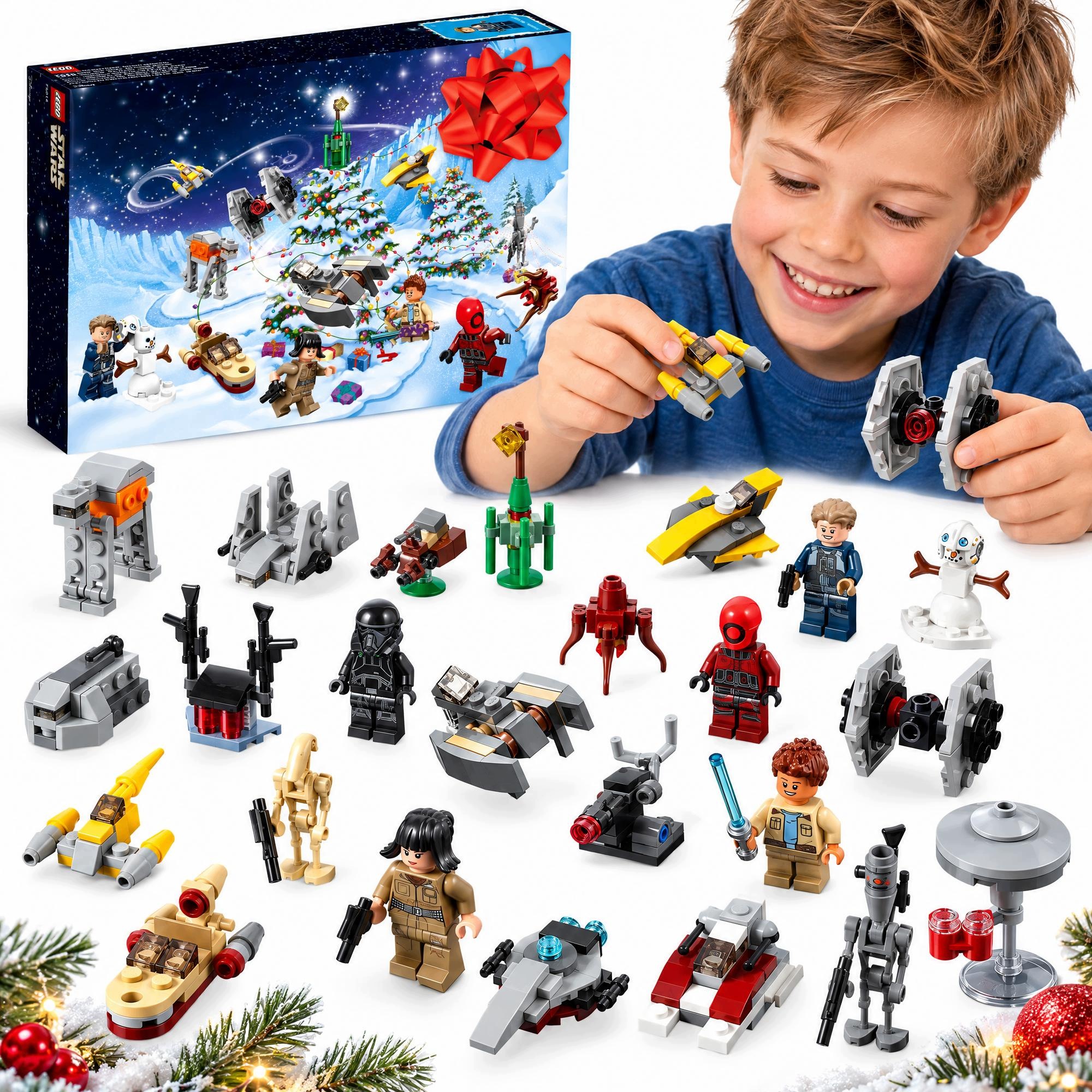 Kalendarz Adwentowy Lego Star Wars 75213 Klocki 307 Elementów 24 Prezenty