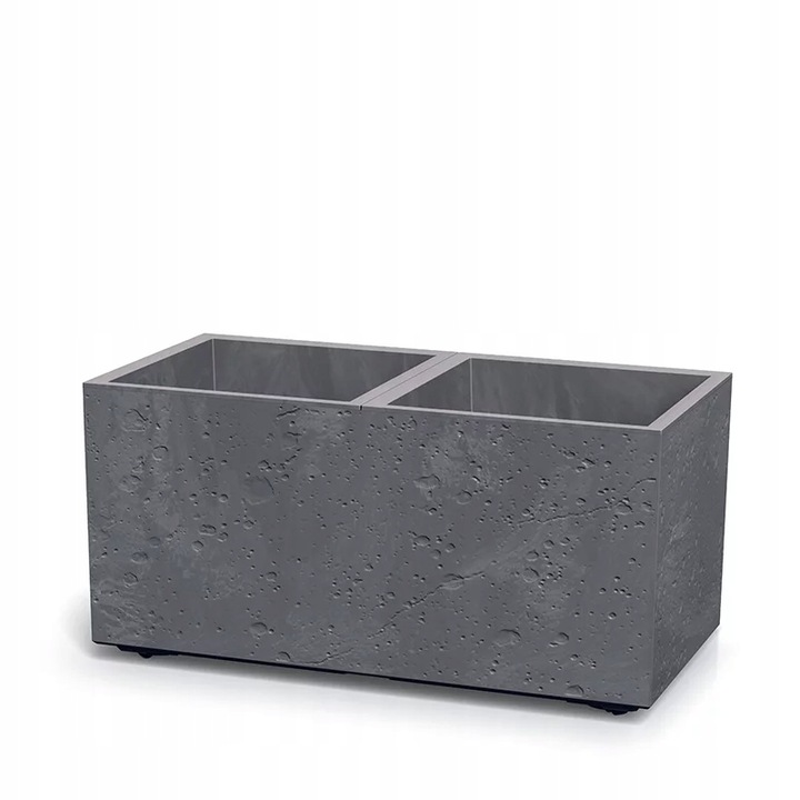 Kvetináč Prosperplast Sierra Case efekt betónu 77 cm sivý