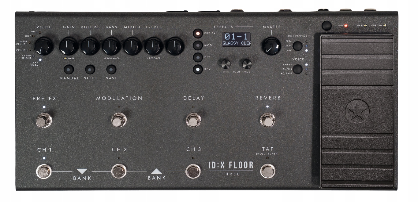 Blackstar ID Floor Three kytarový multiefekt CabRig MIDI Usb-c Fx Loop