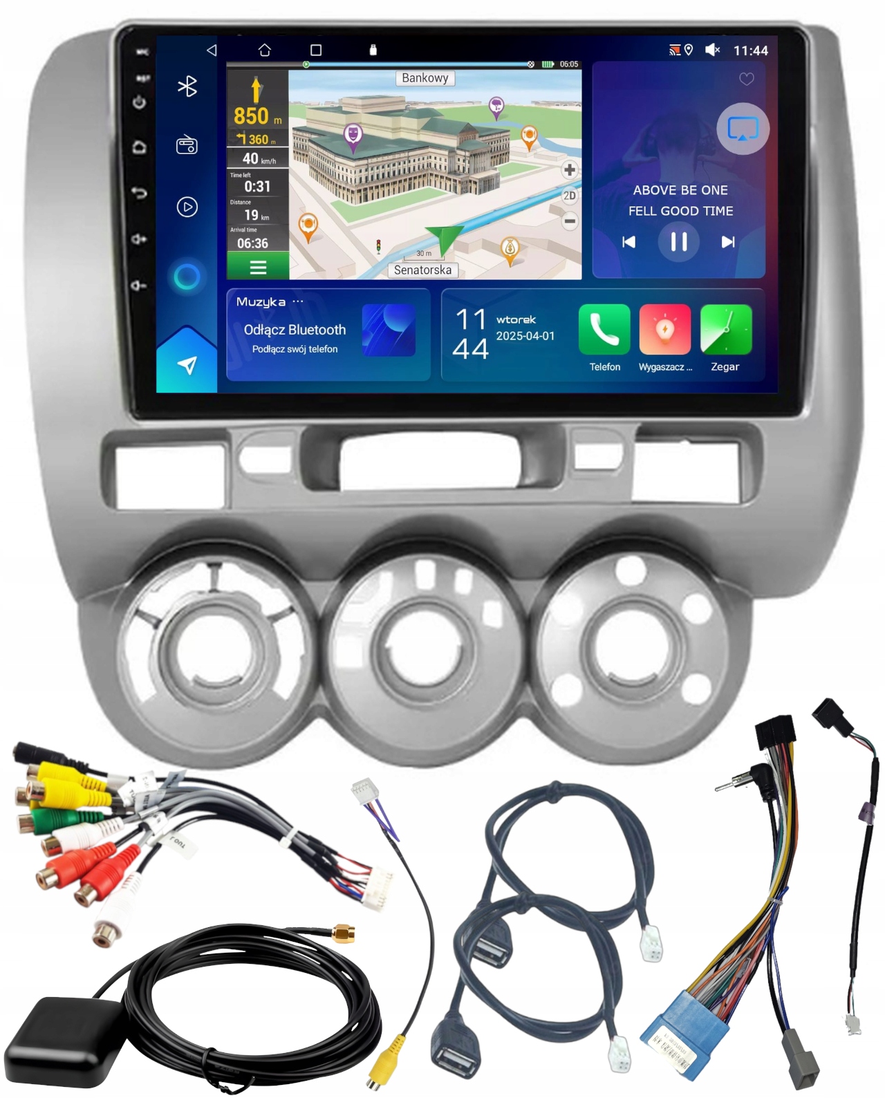 Autorádio Navigácia Gps Honda Jazz 2001-2008 Carplay Android 2/64GB