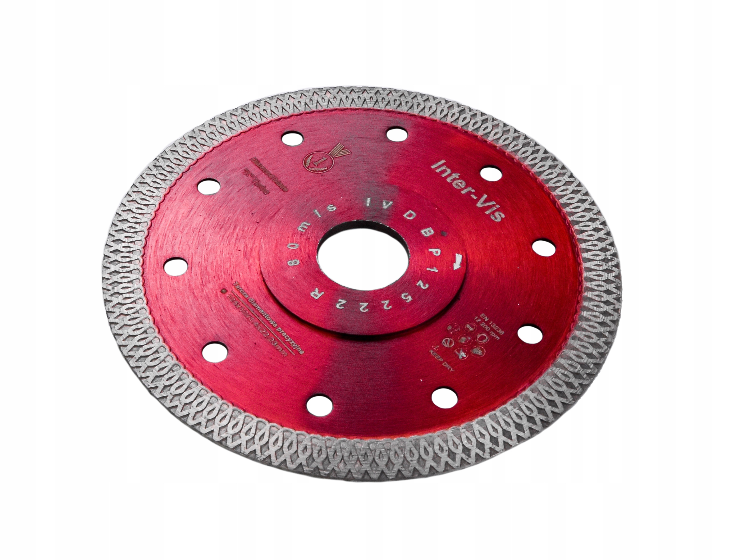 TARCZA DO CIĘCIA PŁYTEK GRESU BETONU TARCZA DIAMENTOWA DO GRESU 125x22,2mm Seria X Turbo