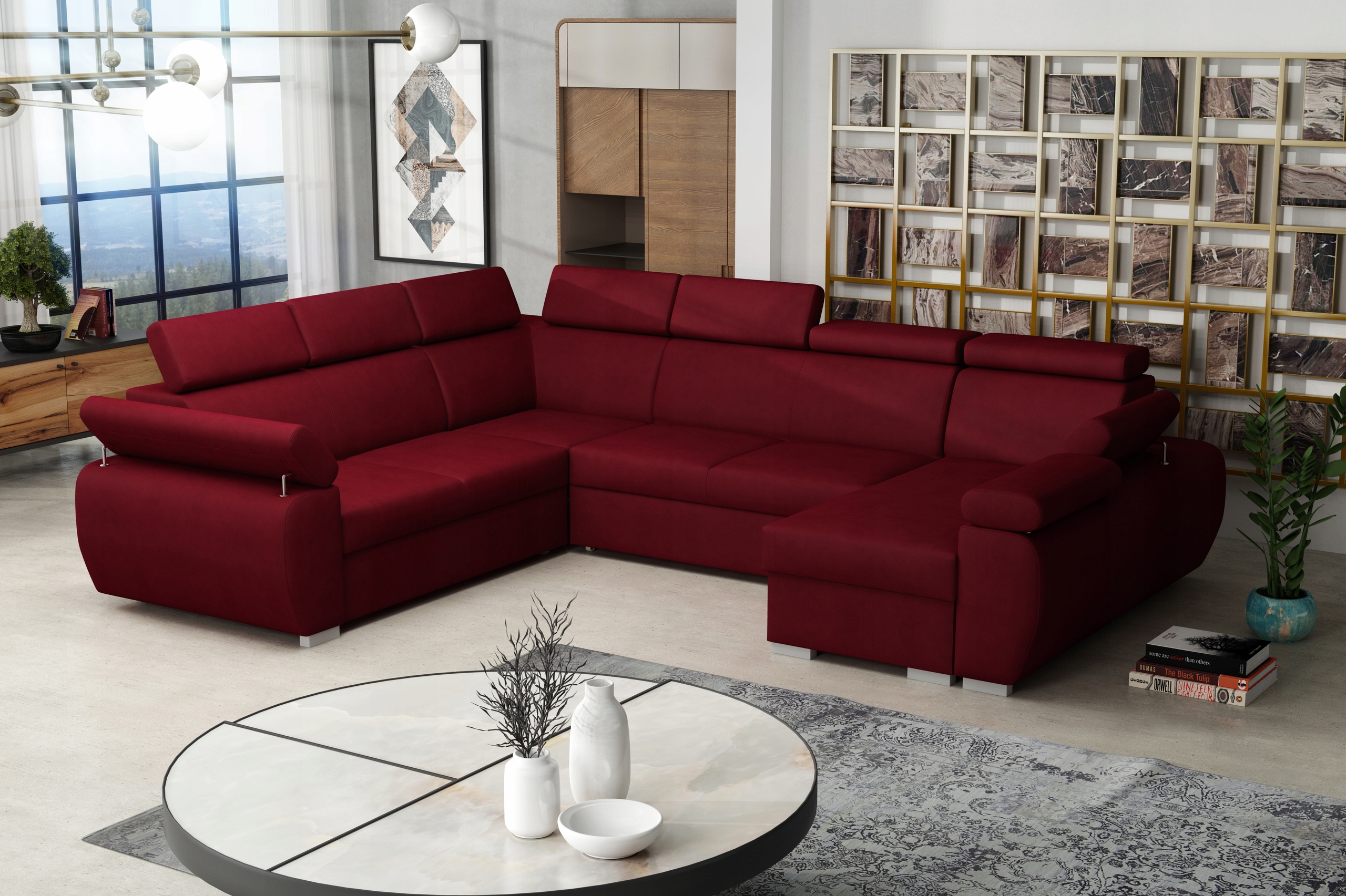 Narożnik PORTLAND III nowoczesna elegancka kanapa