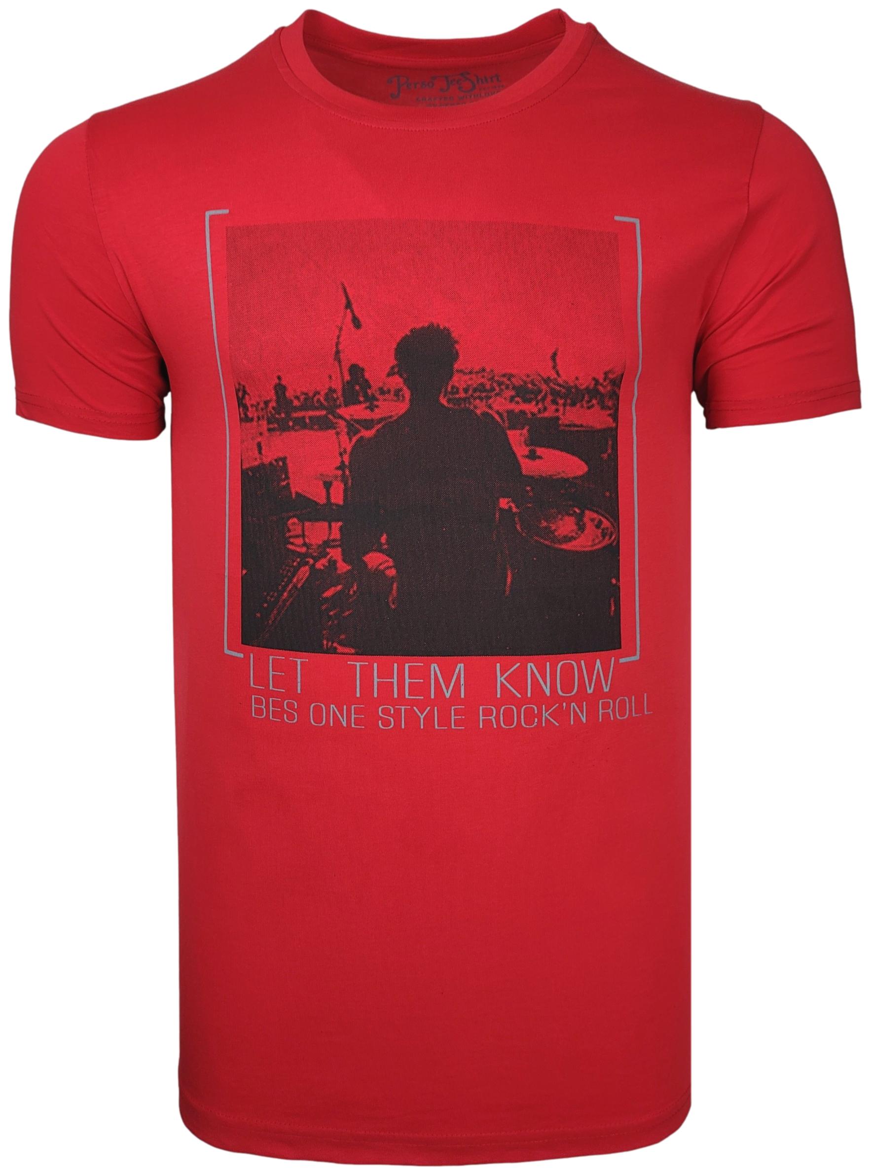 KOSZULKA MĘSKA T-SHIRT KONCERT T1181 r. L