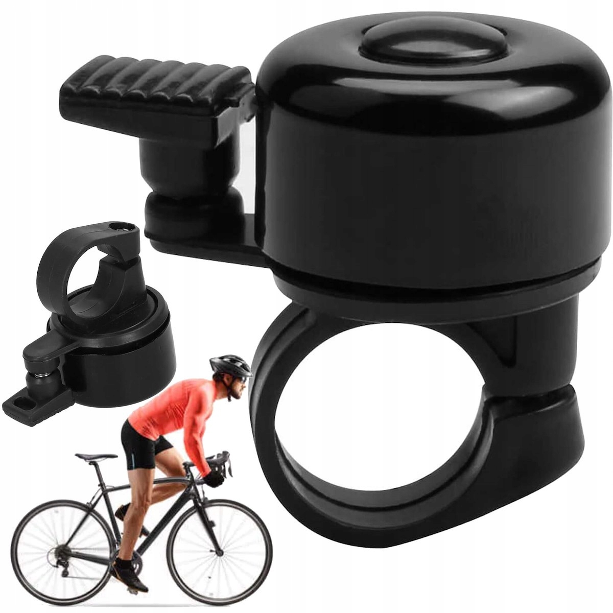 

Dzwonek Rowerowy Metalowy Na Rower Głośny Czarny