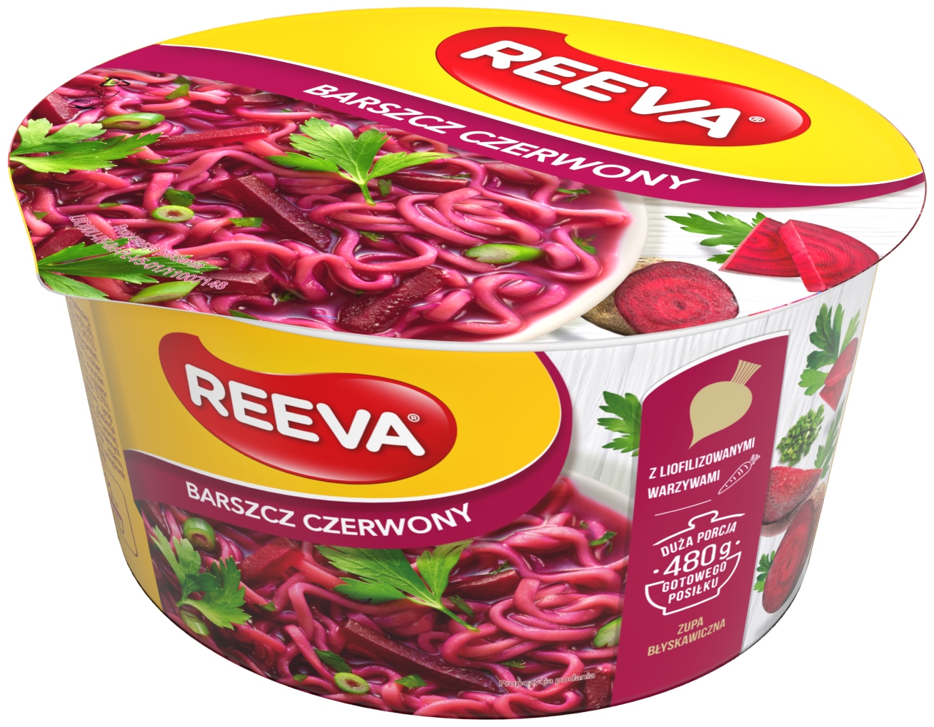 6x Reeva instantní polévka boršč červený 80 g