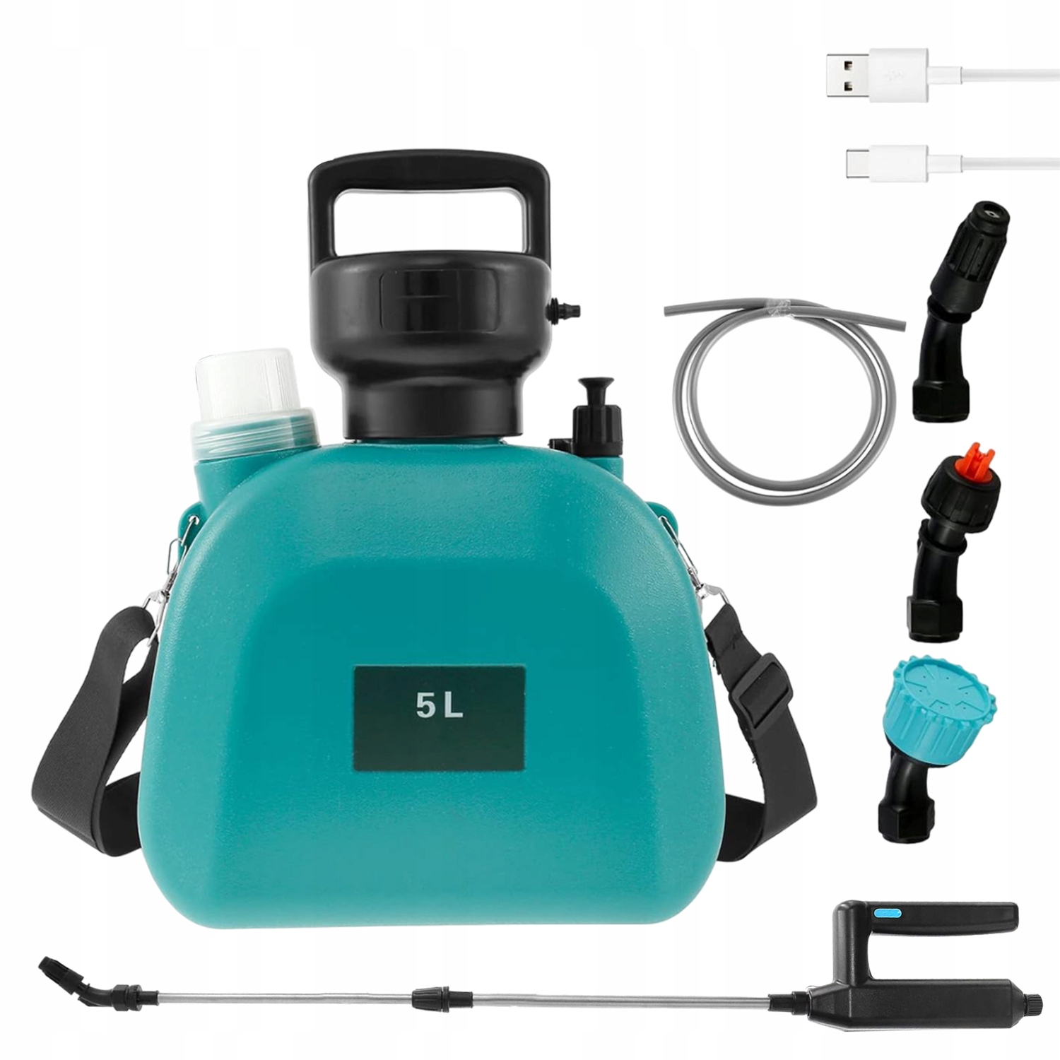 Tlakový Postřikovač Ostřikovač 5 L Zahradní Lanka Pro Stříkání Rostliny
