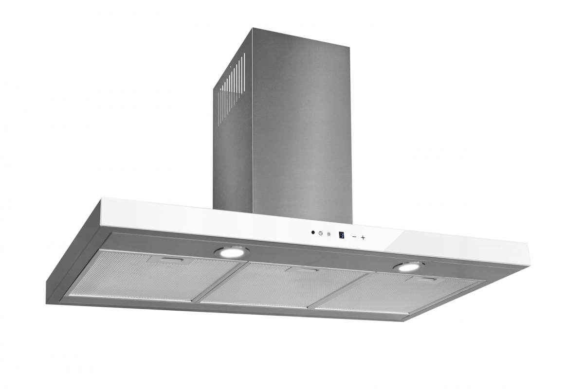 OKAP TOFLESZ ETNA BIAŁY 90CM SZKŁO NOWOŚĆ! Marka Toflesz