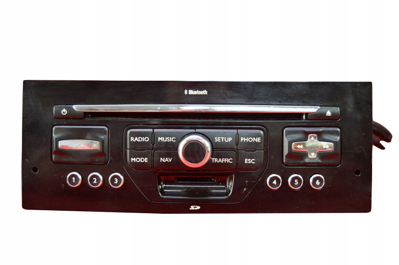 RADIO RADIOODTWARZACZ CD SD PEUGEOT 407 LIFT 09R