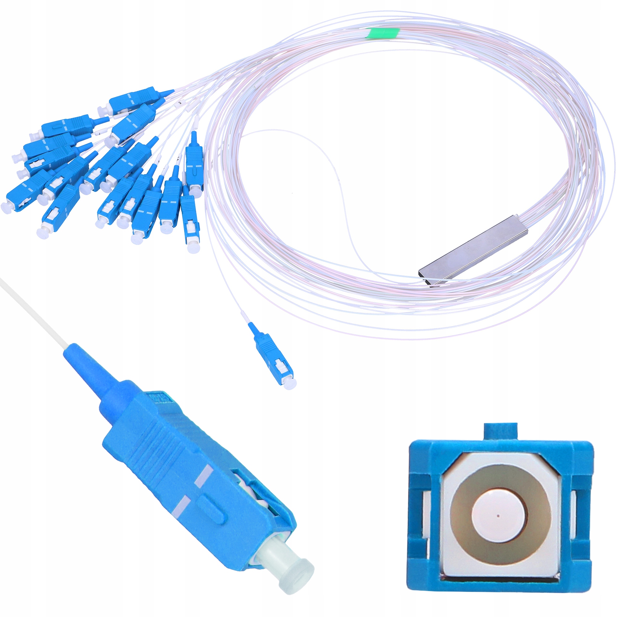 EXTRALINK Splitter Optyczny 1x16 SC/UPC 900UM 1,5M