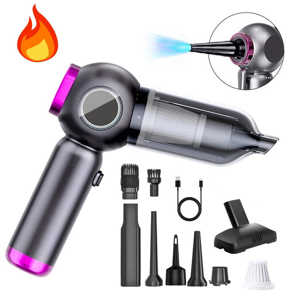 Auta Vysavač 16000PA Silence Technologie Redukce Hluku