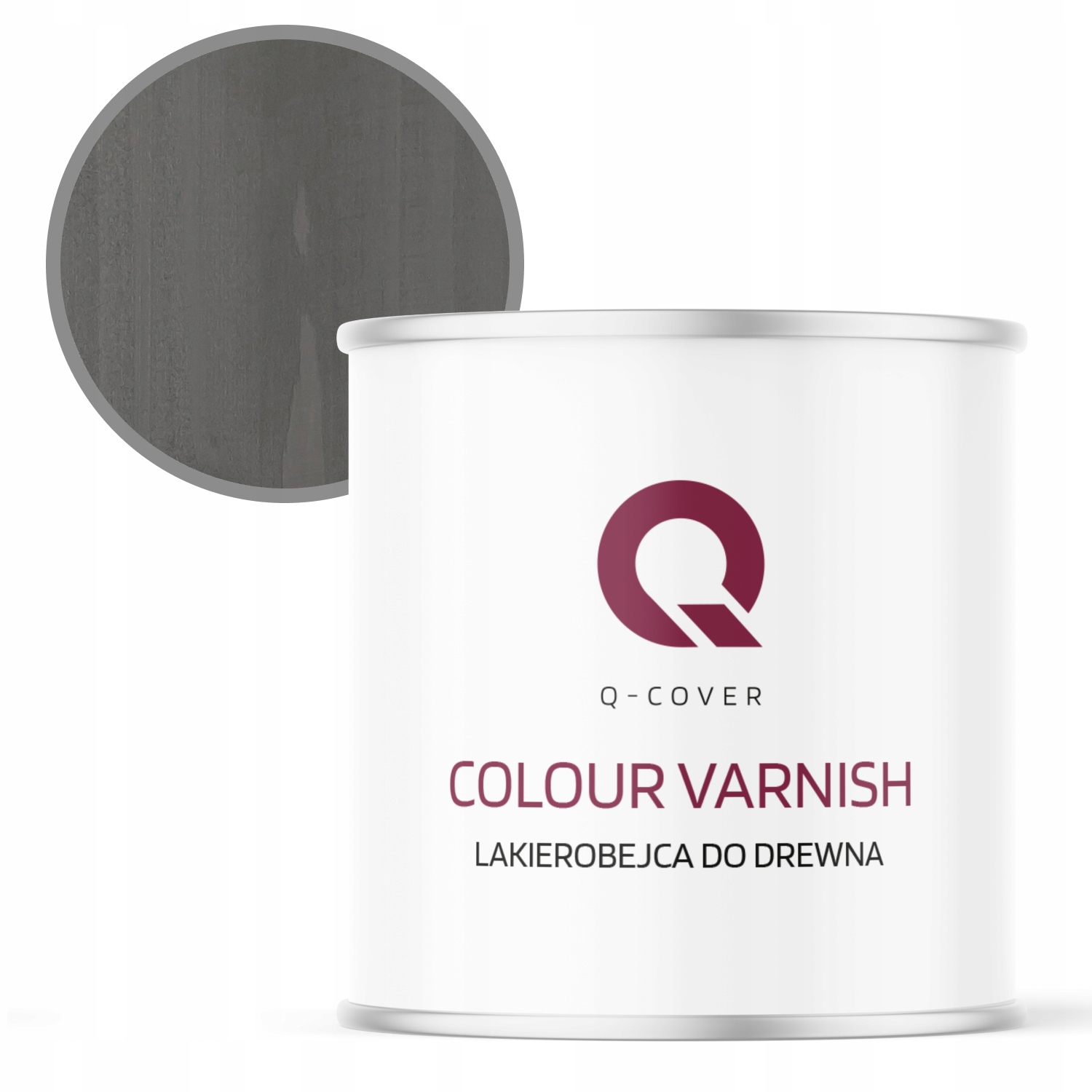 Lakierobejca do Drewna Mebli Dekoracyjna 2,5L Kolor Antracyt Satyna Wydajna