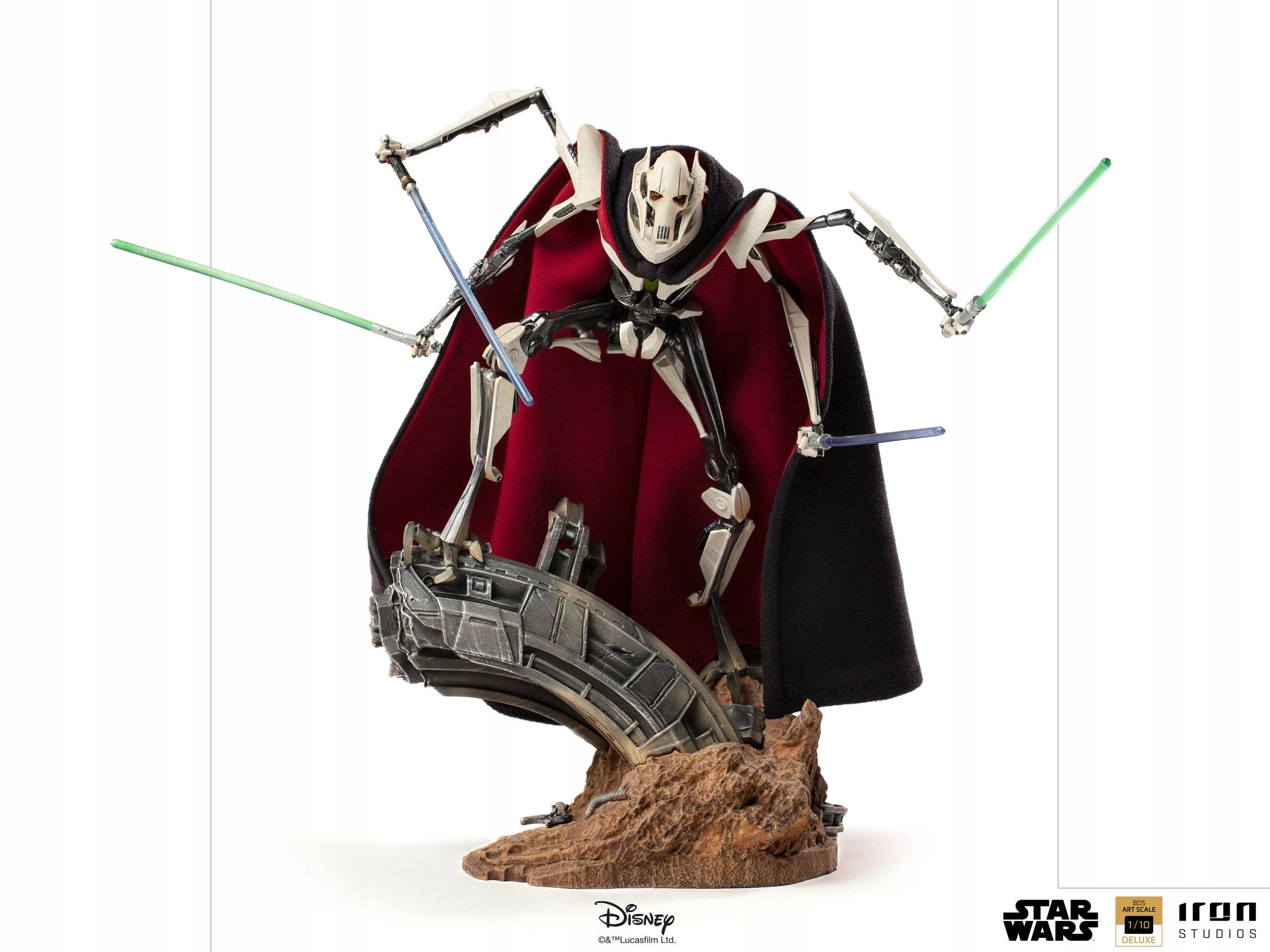 Iron Studios socha Star Wars General Grievous, měřítko 1:10, 40 cm