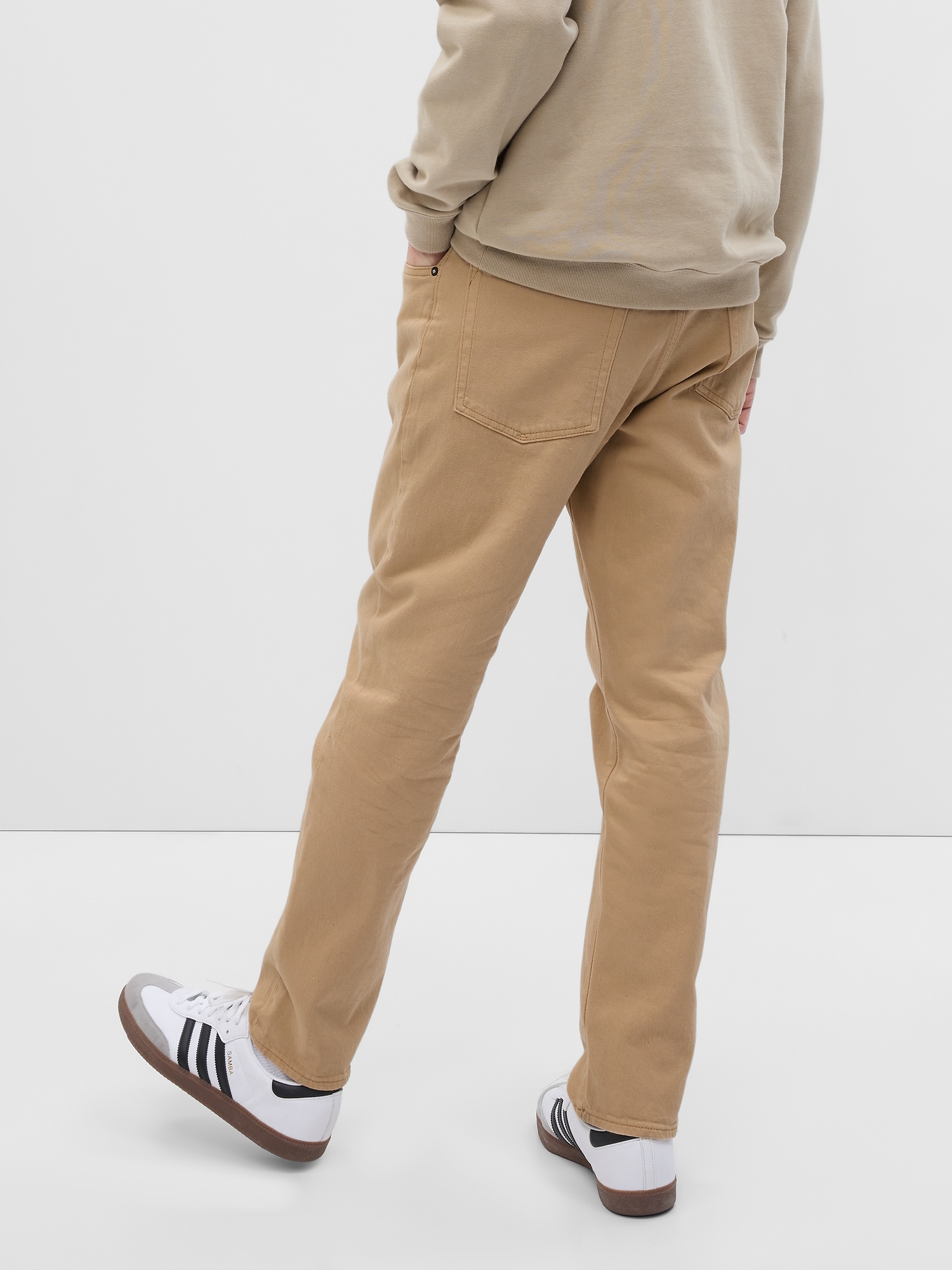 Gap Džíny slim GapFlex béžová