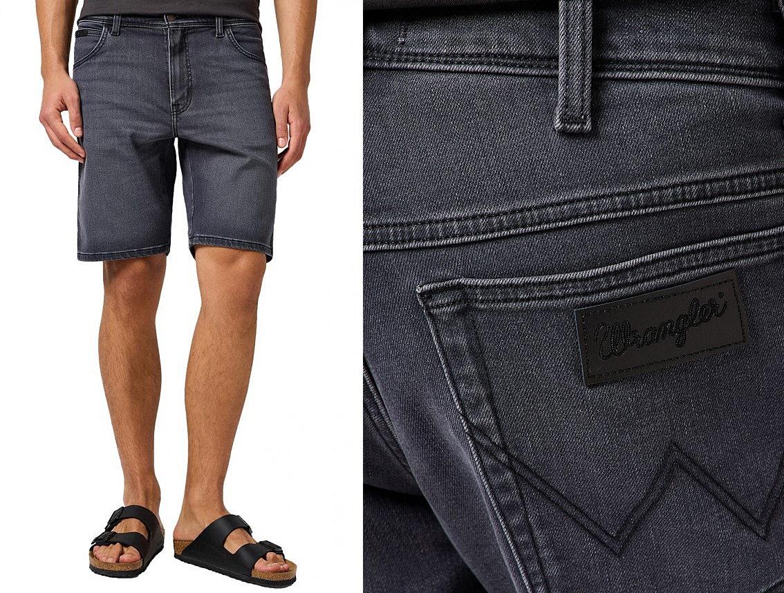 Wrangler Texas Dusk pánské krátké kraťasy džínové šortky jeans W38
