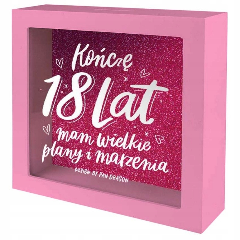 

Skarbonka Na Osiemnastkę 18 Wielkie Plany Marzenia