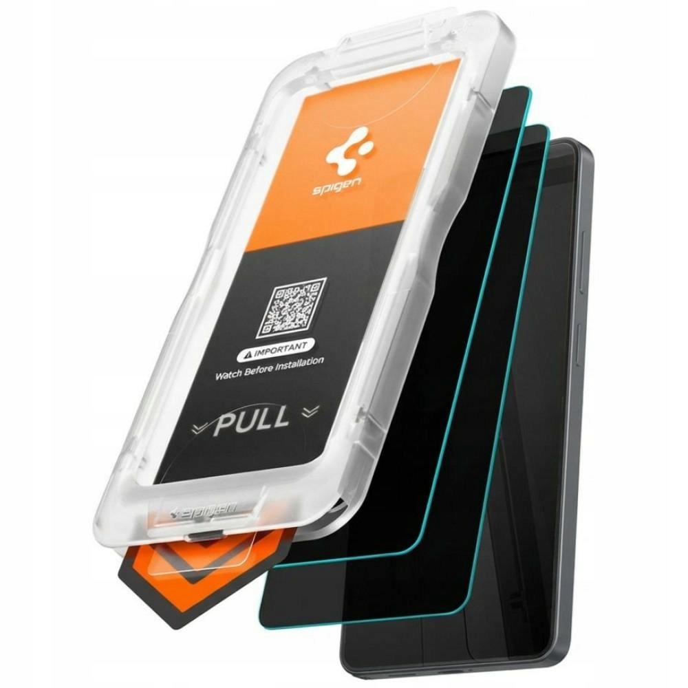 Tvrzené sklo Spigen Glas.TR "ez Fit s privátním filtrem pro Samsung Galaxy S26