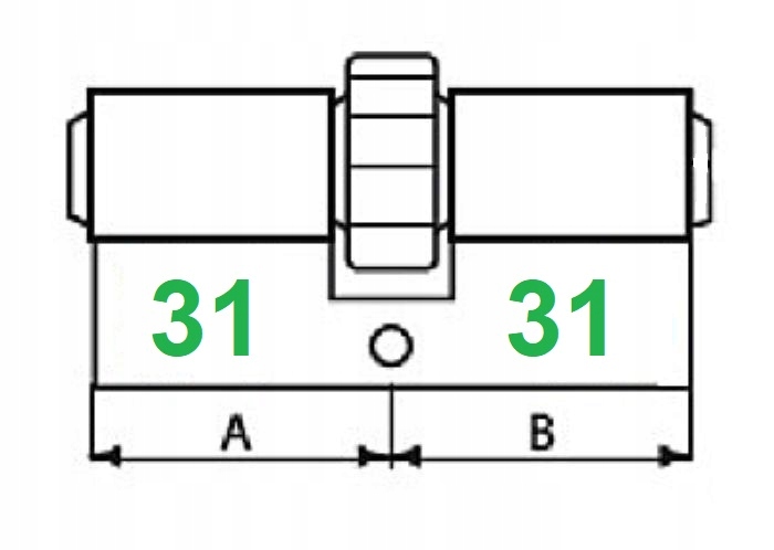 WKŁADKA MUL T LOCK CLASSIC 31/31 ZĘBATKA NIKIEL Rodzaj zamka wkładka do zamka