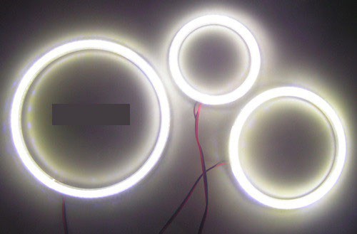 RING LED OKRĄGŁY SMD 2835 ŚWIATŁA DZIENNE 12v 90mm Producent inny