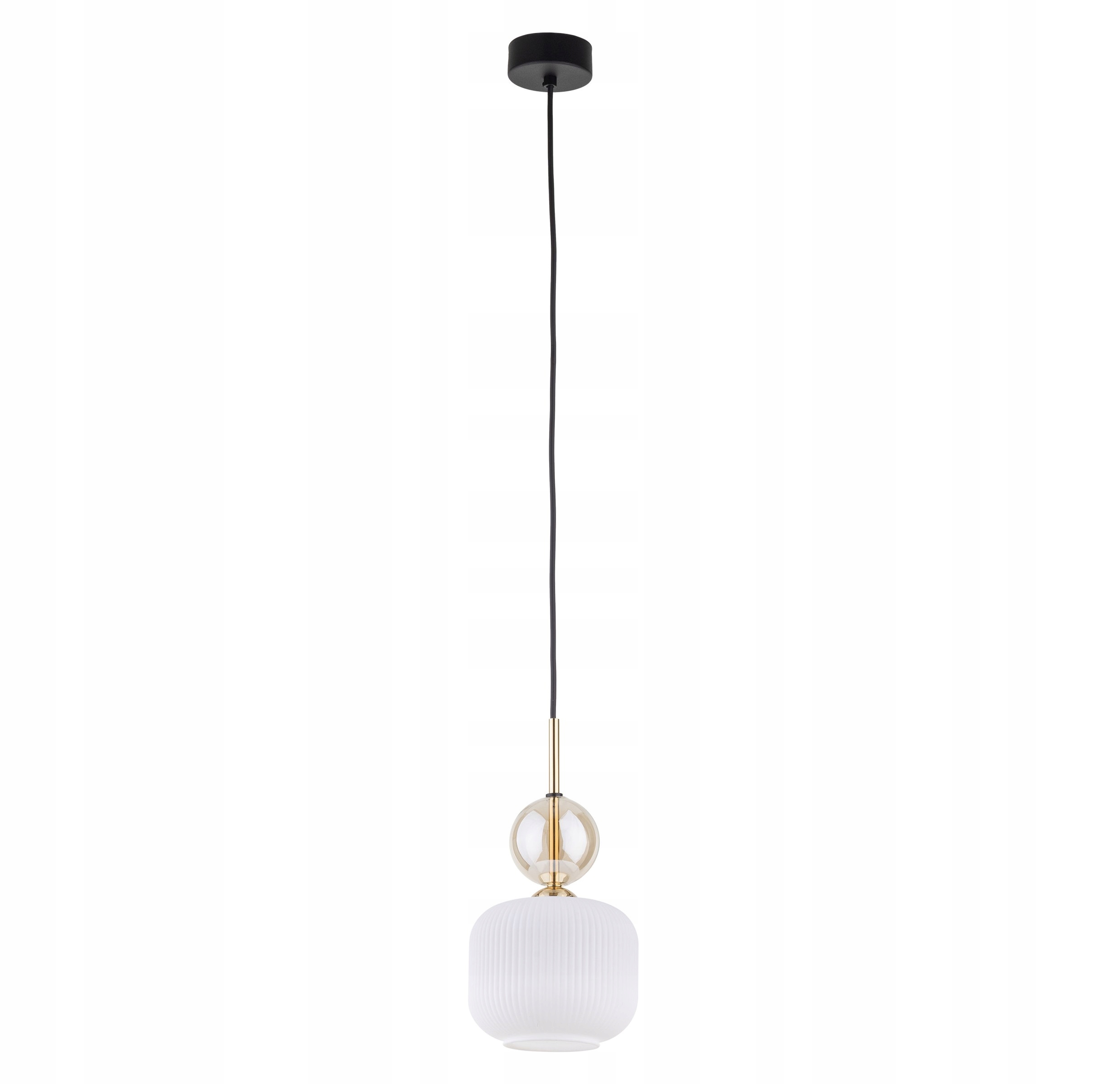 Stropní svítidlo bílá, závěsná lampa do kuchyně, jídelny obývacího pokoje Sophia Cognac