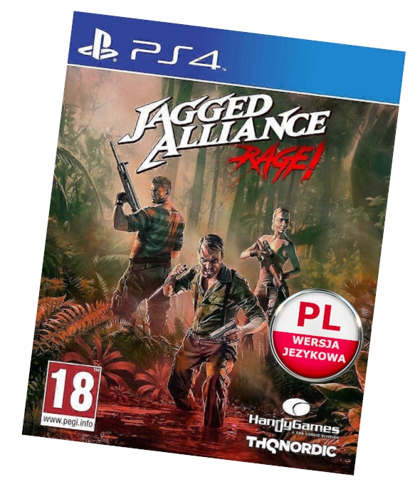 Jagged Alliance: Rage! PS4 Nowa Pudełkowa Pl Dubbing