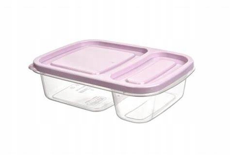 POJEMNIK DZIELONY NA 2 LUNCHBOX 0,75L ŚNIADANIÓWKA