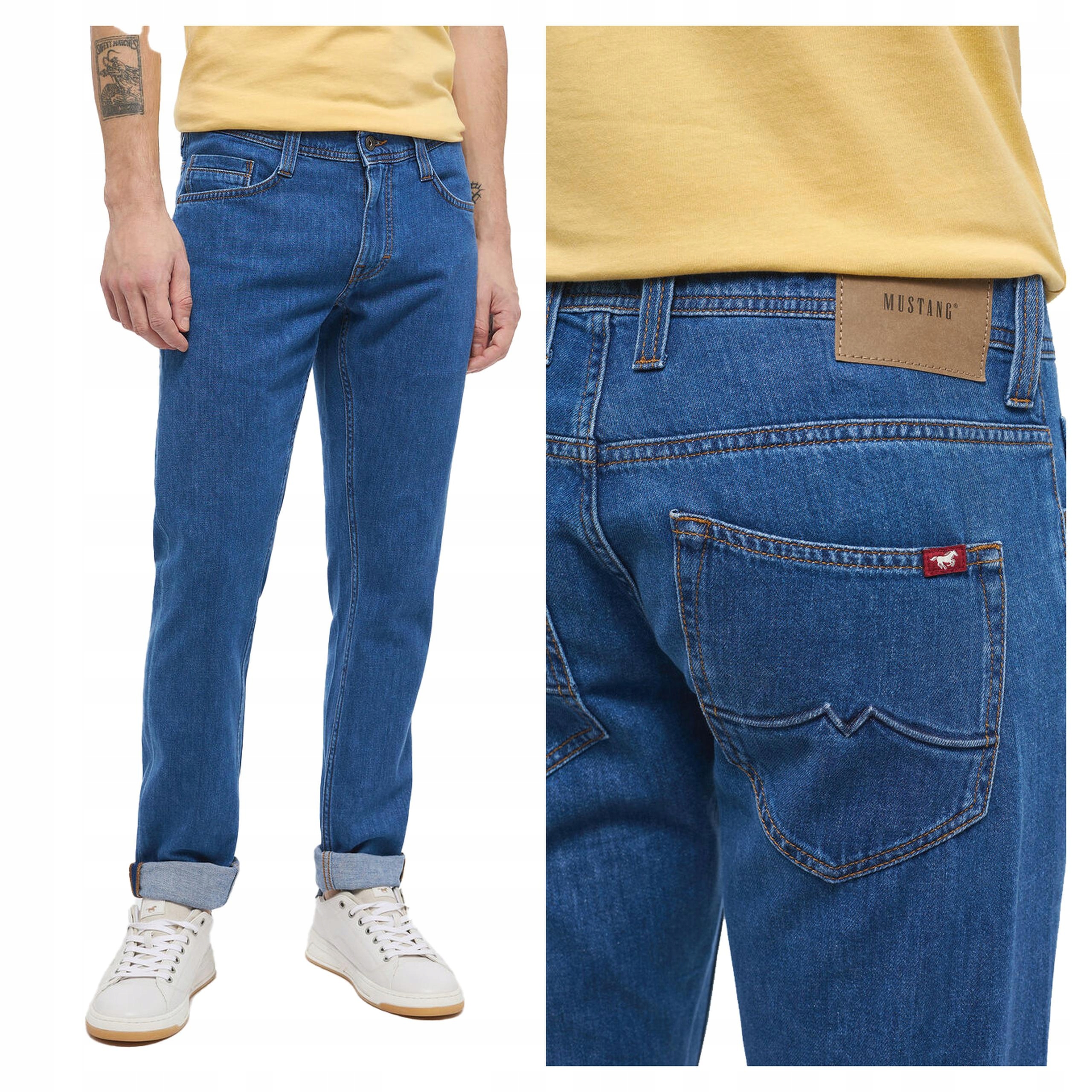 Pánské přiléhavé džínové kalhoty Mustang Oregon Tapered 32/34