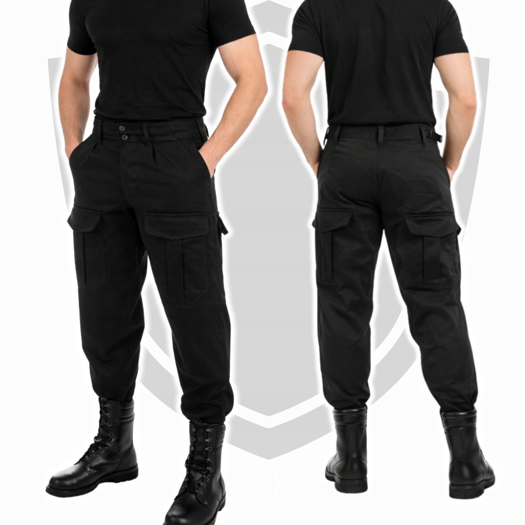 Spodnie Taktyczne Wojskowe Bojówki Męskie Ms Ochrona Us18 Czarne XL