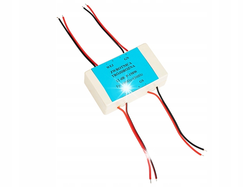 ZWROTNICA GŁOŚNIKOWA TWÓJDROŻNA 150W 12 dB 4-8 Ohm W OBUDOWIE