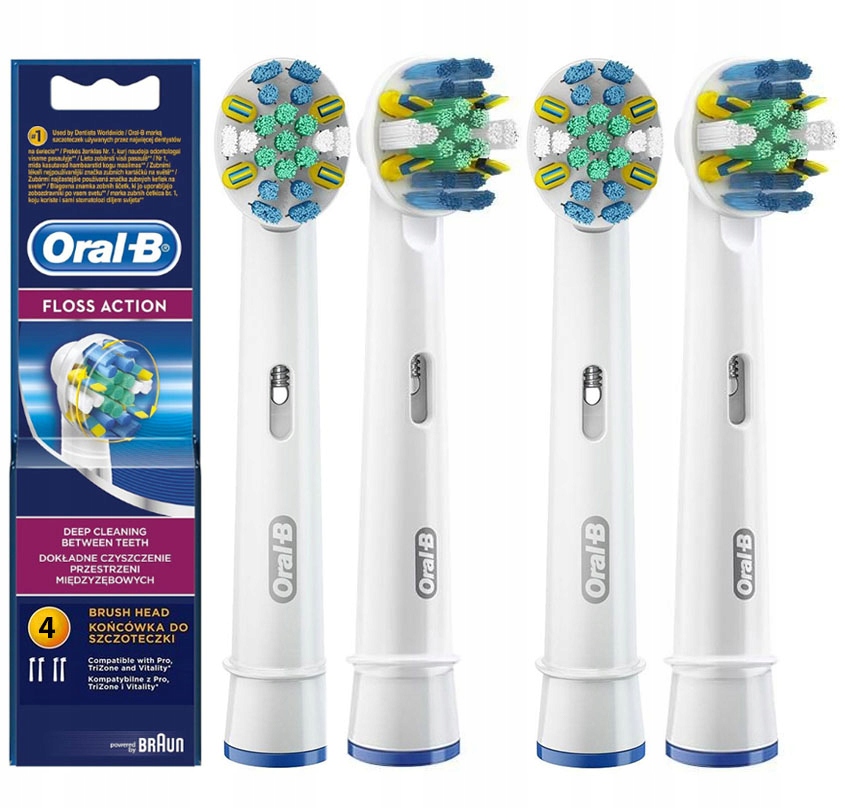 

4X 100% Oryginalna Końcówka Oral-b Floss Action