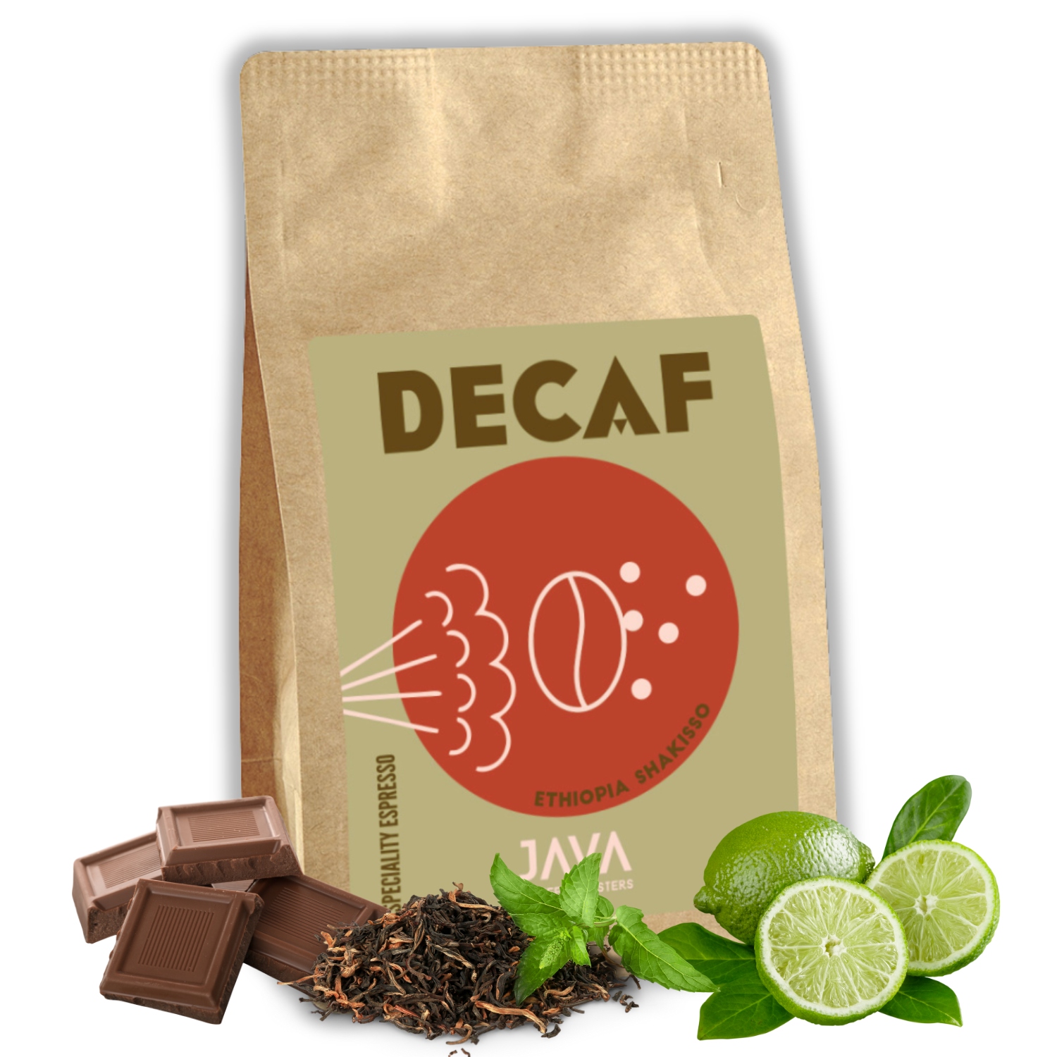 Káva zrnková bezkofeinová Ethiopia Shakisso 500 g 100% Arabica espresso
