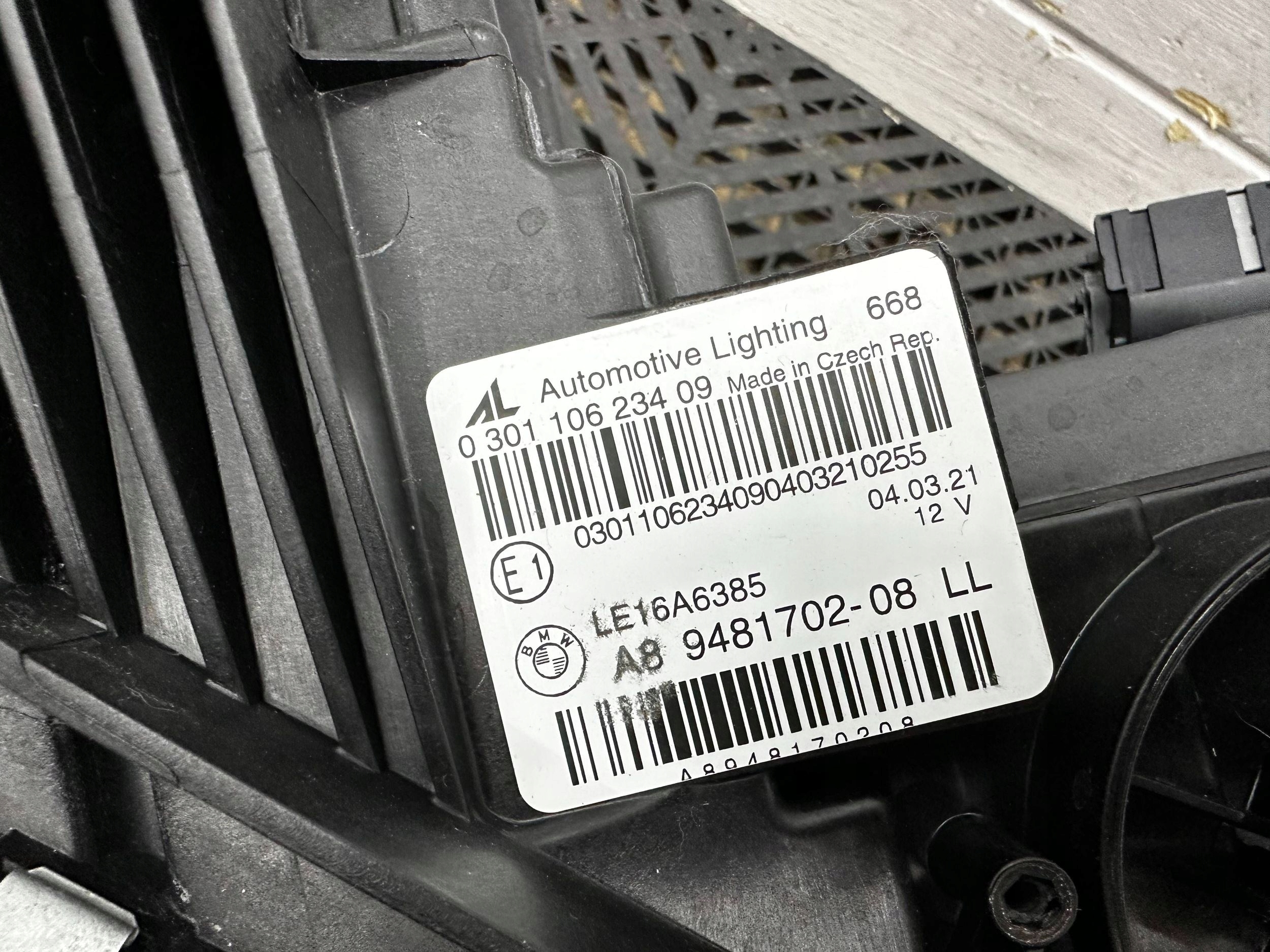 light front side right BMW 3 G20 G21 9481702
