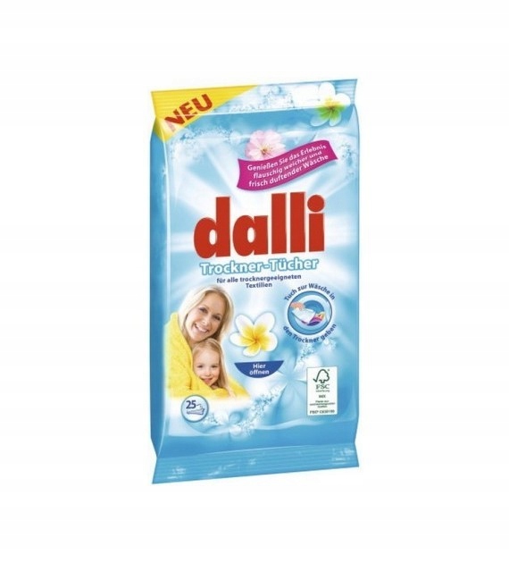

Dalli chusteczki zapachowe do suszarki 25 szt De