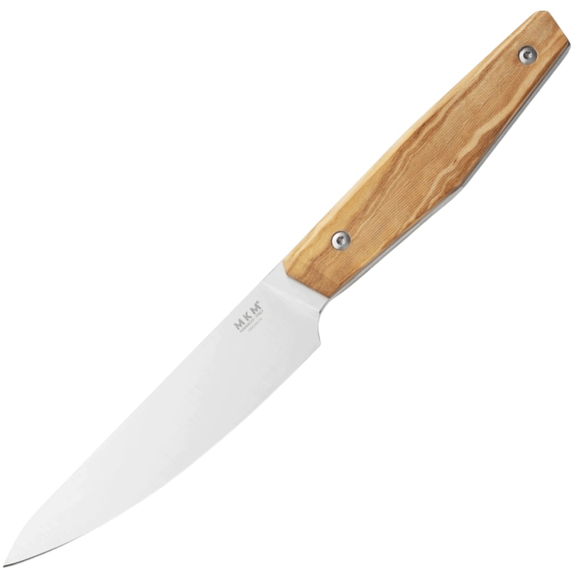 Mkm Mk PRST2-O Prima zestaw 2 noży do steków 10,5 cm, Satin, drewno oliwne