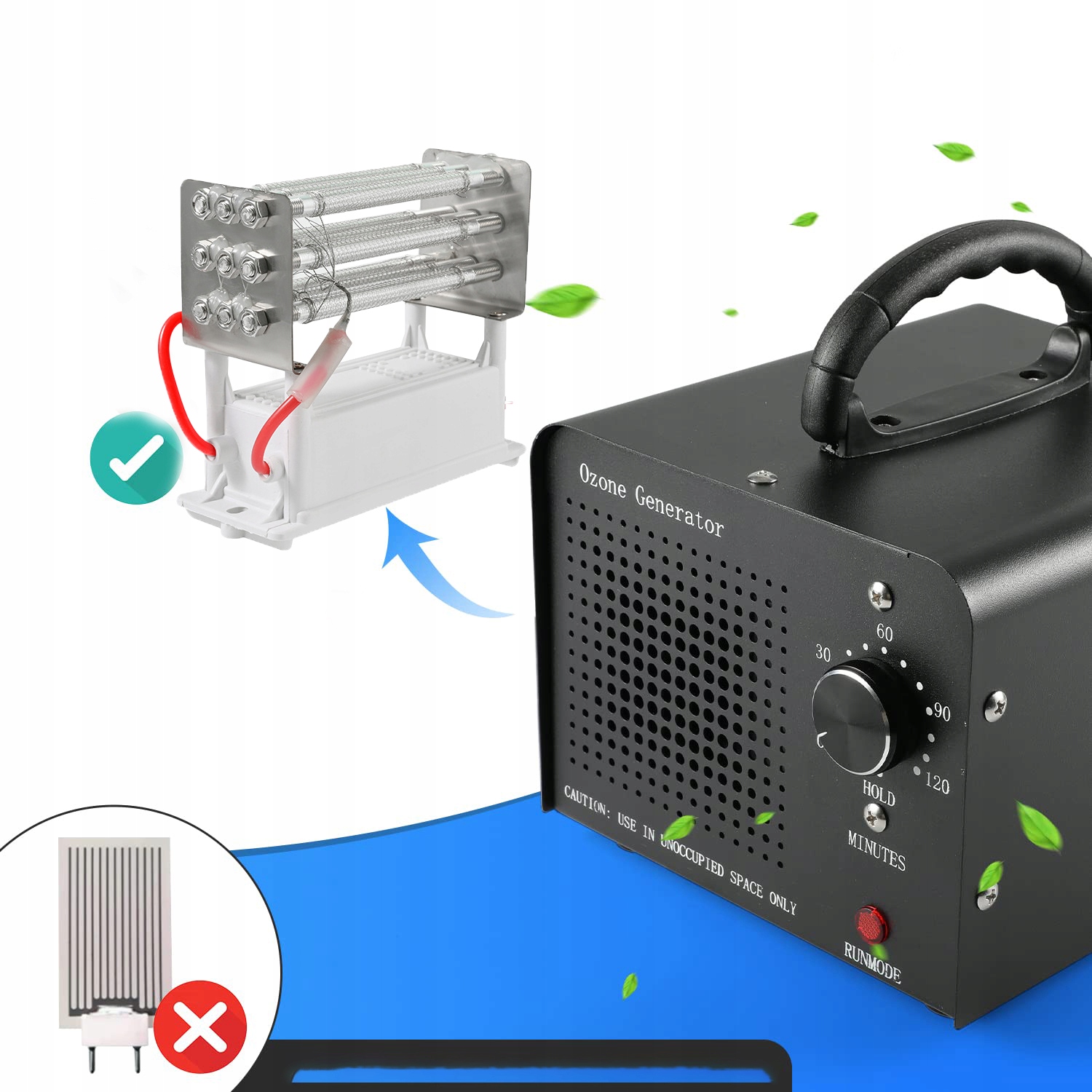 GENERATOR OZONU OZONATOR PROFESJONALNY 60000mg/h Marka Rilbstix