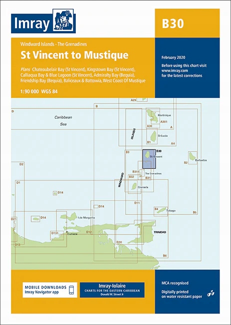 Imray B30 St Vincent to Mustique