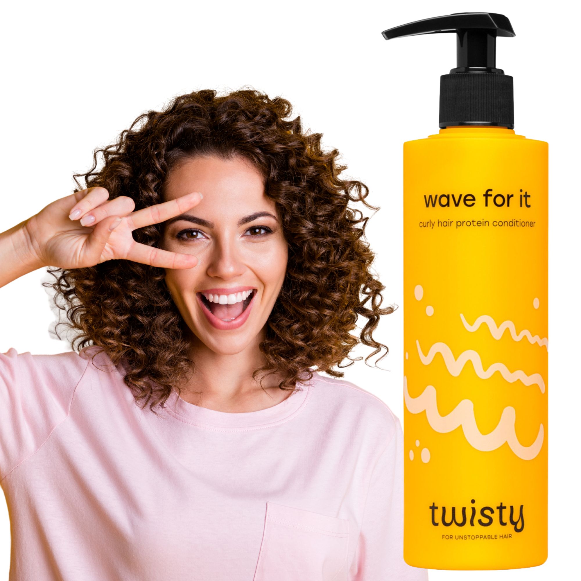 Proteinový kondicionér na vlasy Twisty pomáhá extrahovat kroucení Vyživuje A Regeneruje