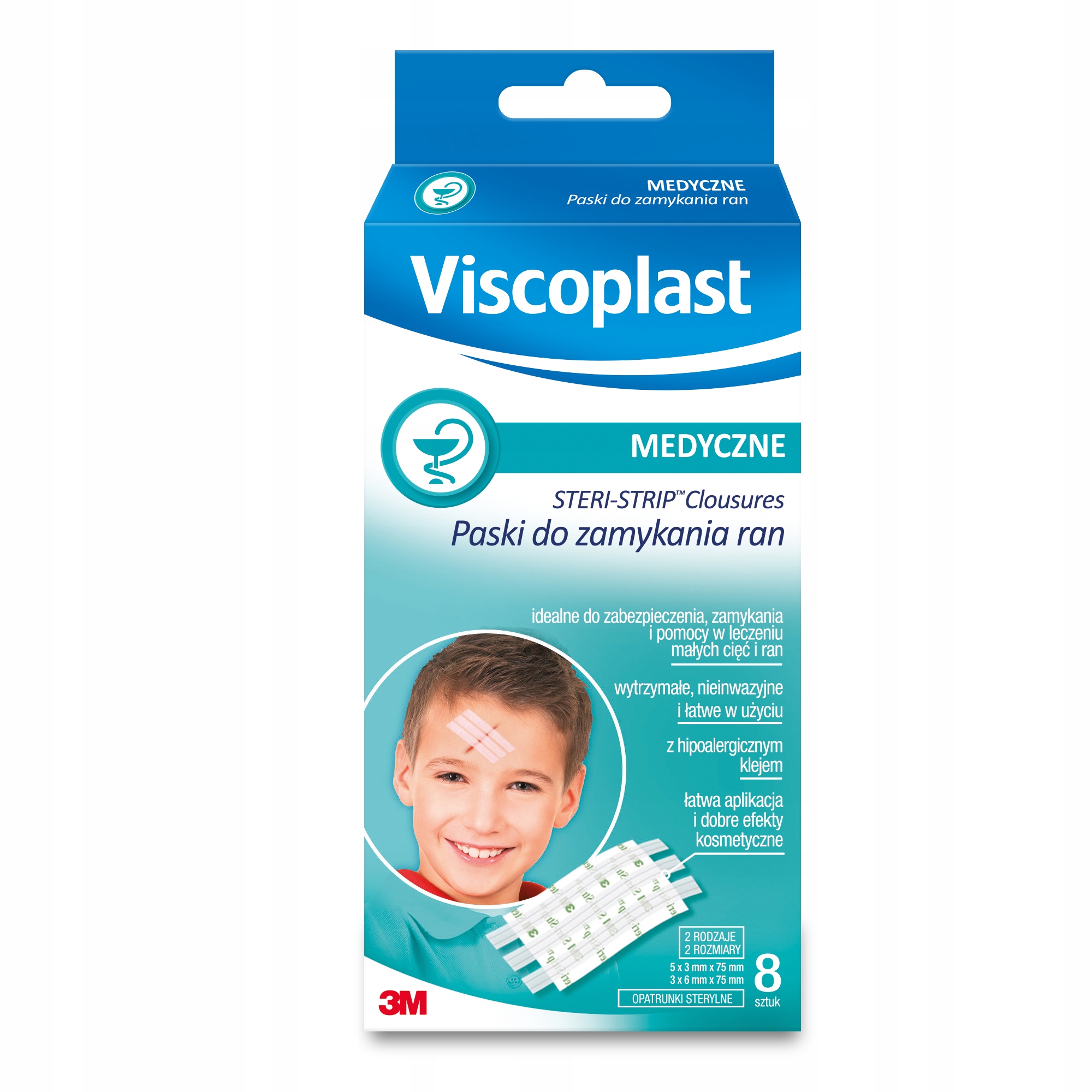 

Steri Strip paski do zamykania ran Białe 6 szt/op