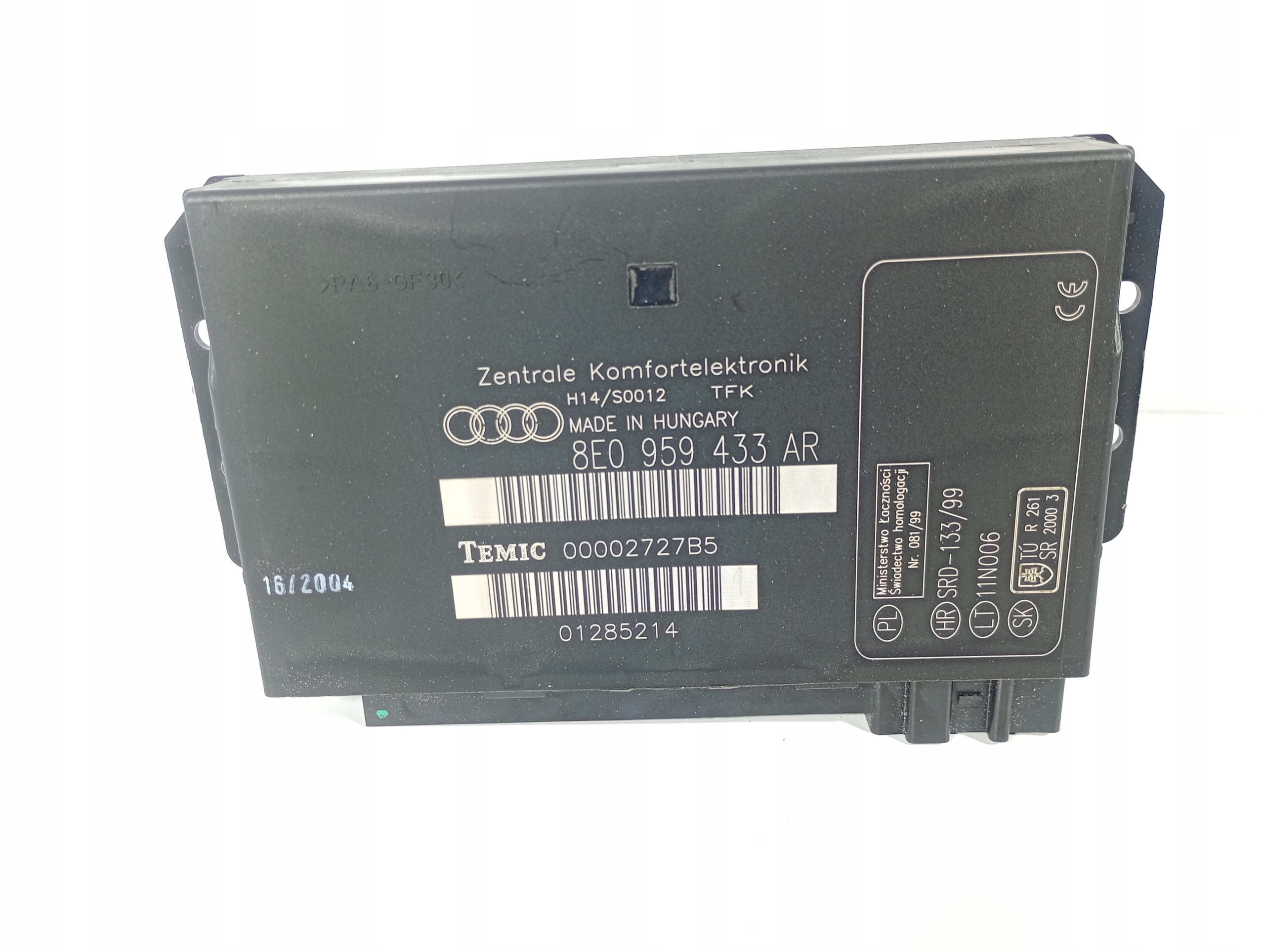 Audi A4 B6 00-06 Unité commande confort OE 8E0959433AR